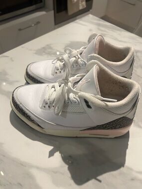 Jordan Women's White, Brown & Pink Retro Leather Sneaker